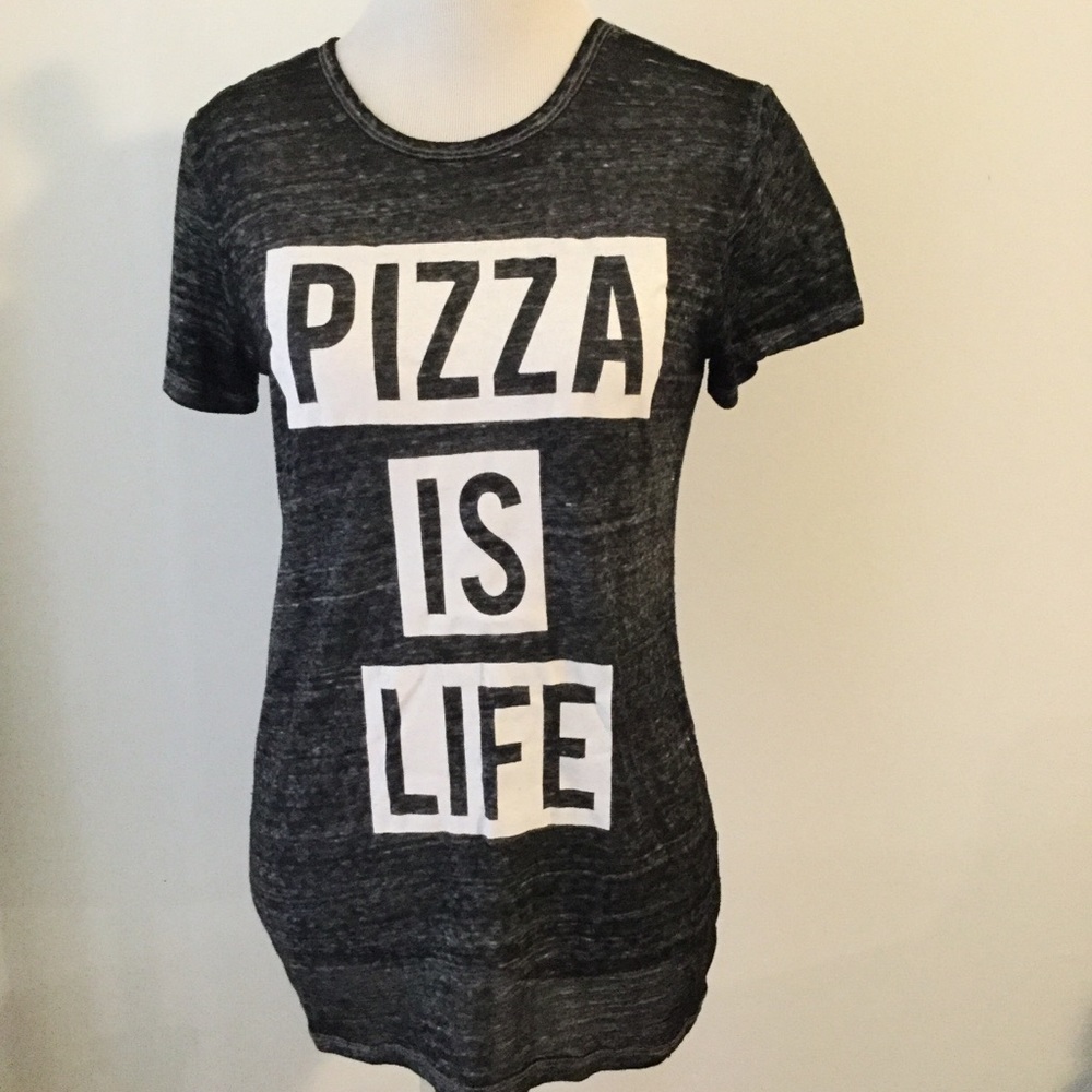Fifth sun pizza is life burnout t shirt
